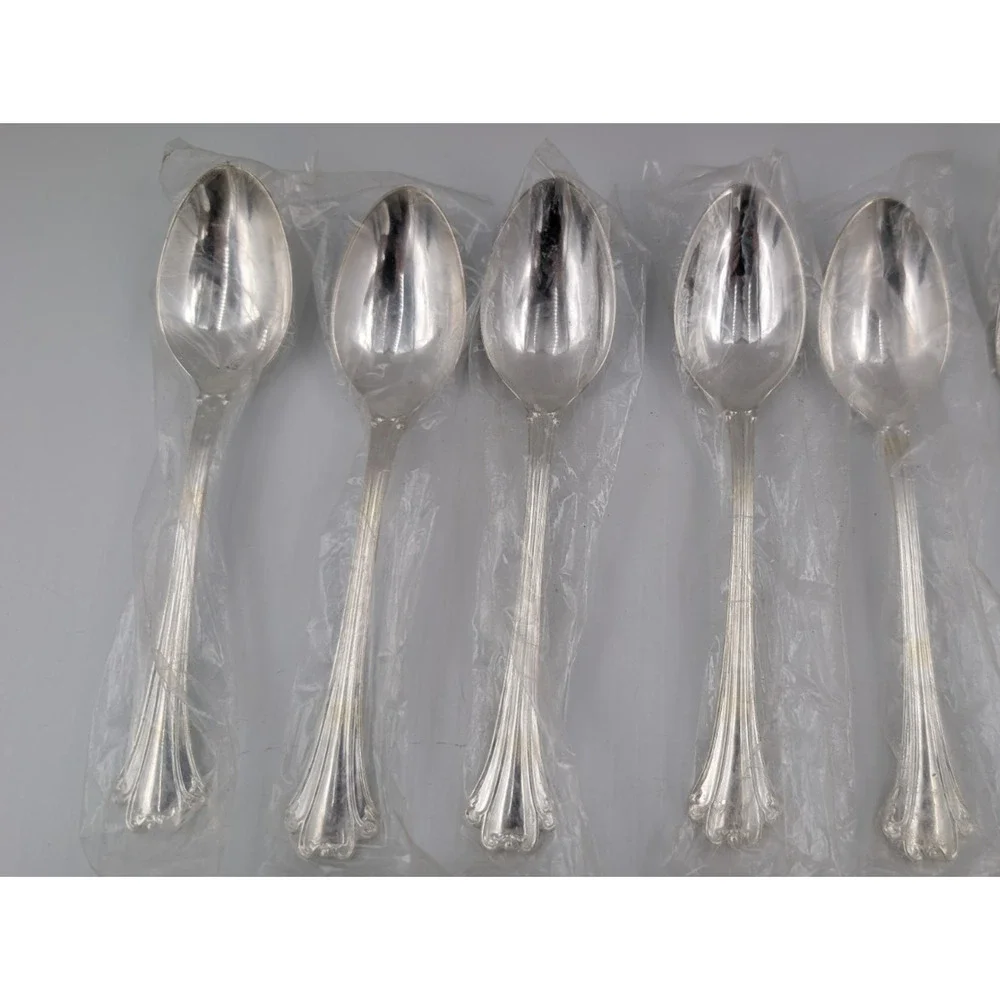 FB Rogers Silverplate Flatware 26 pc American Chippendale fork spoon knife NOS
